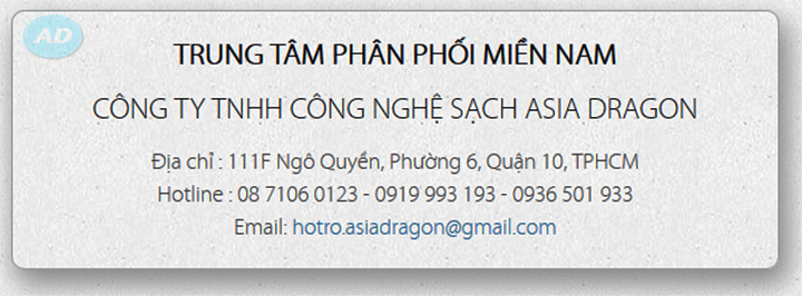 Đại lý phân phối máy lọc nước Geyser tại miền Nam
