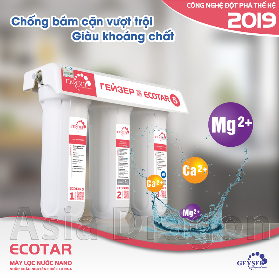 Ecotar 5 không chỉ sạch mà còn giàu canxi và giữ được khoáng chất. 