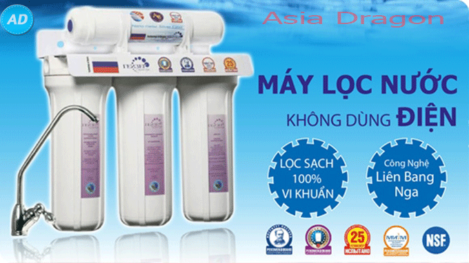 Máy lọc nước Nano Geyser bảo vệ nguồn nước và sức khỏe