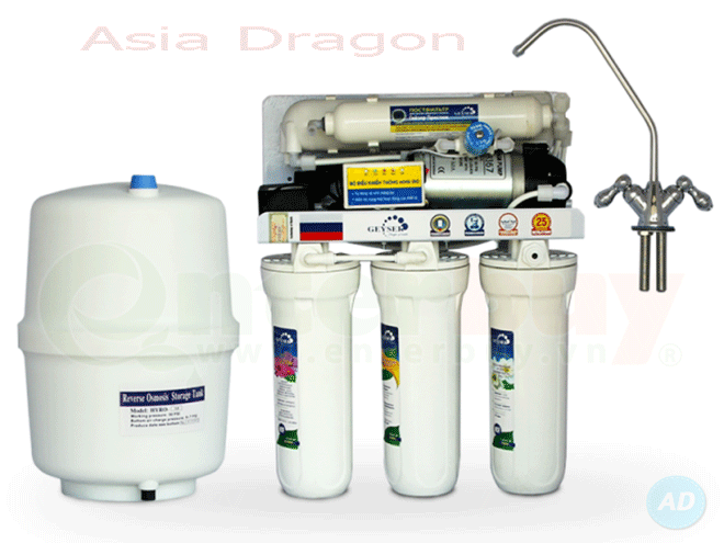Máy lọc nước Nano Geyser ứng dụng than hoạt tính cao cấp
