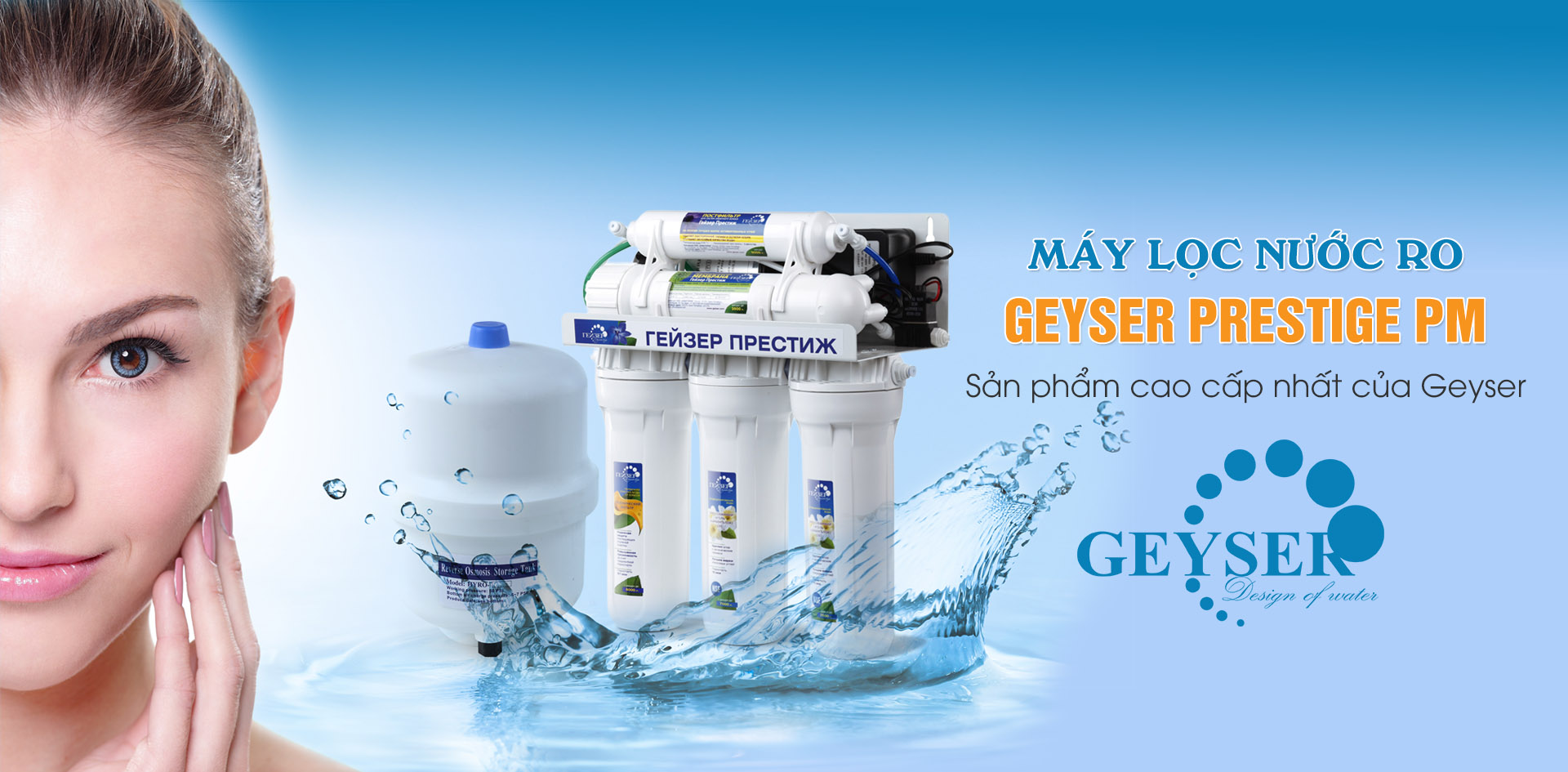 Geyser Prestige PM - Sản phẩm máy lọc nước cao cấp được ưa chuộng