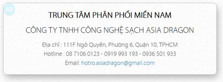 Trung tâm phân phối máy lọc nước Nano Geyser