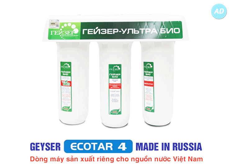 Uống nước lọc từ máy lọc nước Nano Geyser Ecotar 4 an toàn