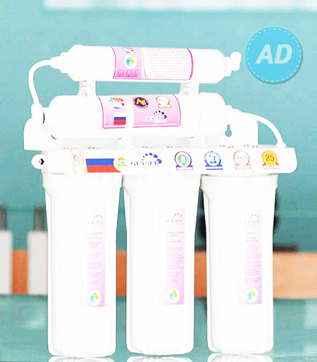Uống nước lọc từ máy lọc nước Nano Geyser an toàn